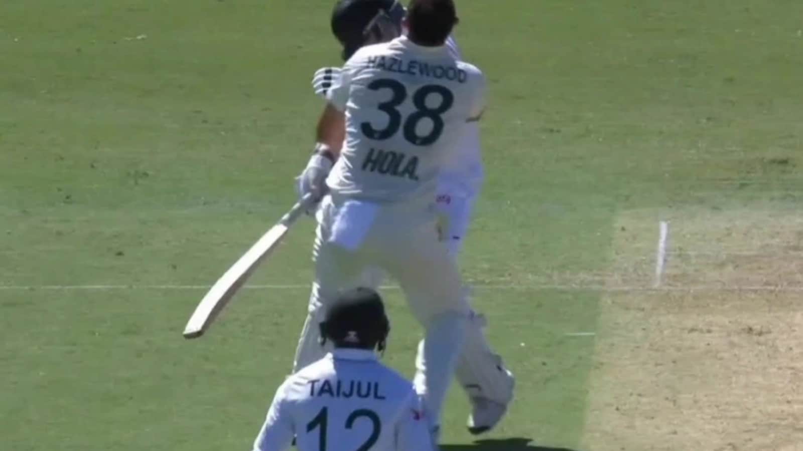 Josh Hazlewood Collides With Bangladesh Batter, Left Fuming Over Controversial Act