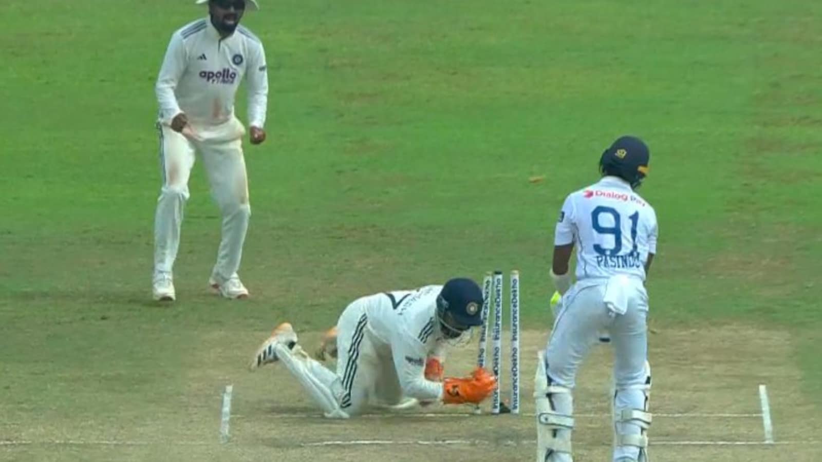 Indias Masterplan Results In Sri Lanka Stars Dismissal. Rishabh Pant Plays Key Role During 2nd Test - Video