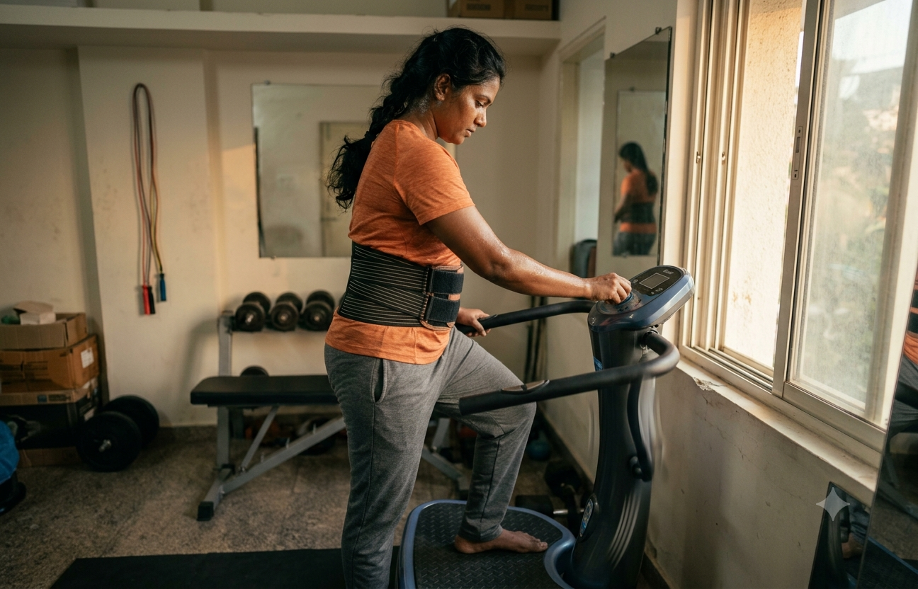 Belly fat burner machines claim to burn fat and aid in weight loss