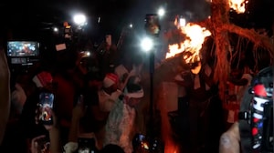 Clashes Erupt As Jharkhand Protesters Attempt To Burn Hemant Soren's Effigy
