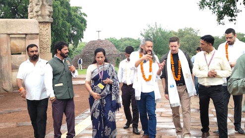 सांची की बौद्ध विरासत पर फिदा हुए ब्रिक्स देशों के प्रतिनिधि, स्तूप-लाइट एंड साउंड शो देख कहा-अविस्मरणीय अनुभव