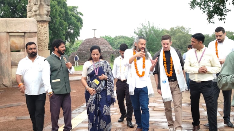 सांची की बौद्ध विरासत पर फिदा हुए ब्रिक्स देशों के प्रतिनिधि, स्तूप-लाइट एंड साउंड शो देख कहा-अविस्मरणीय अनुभव