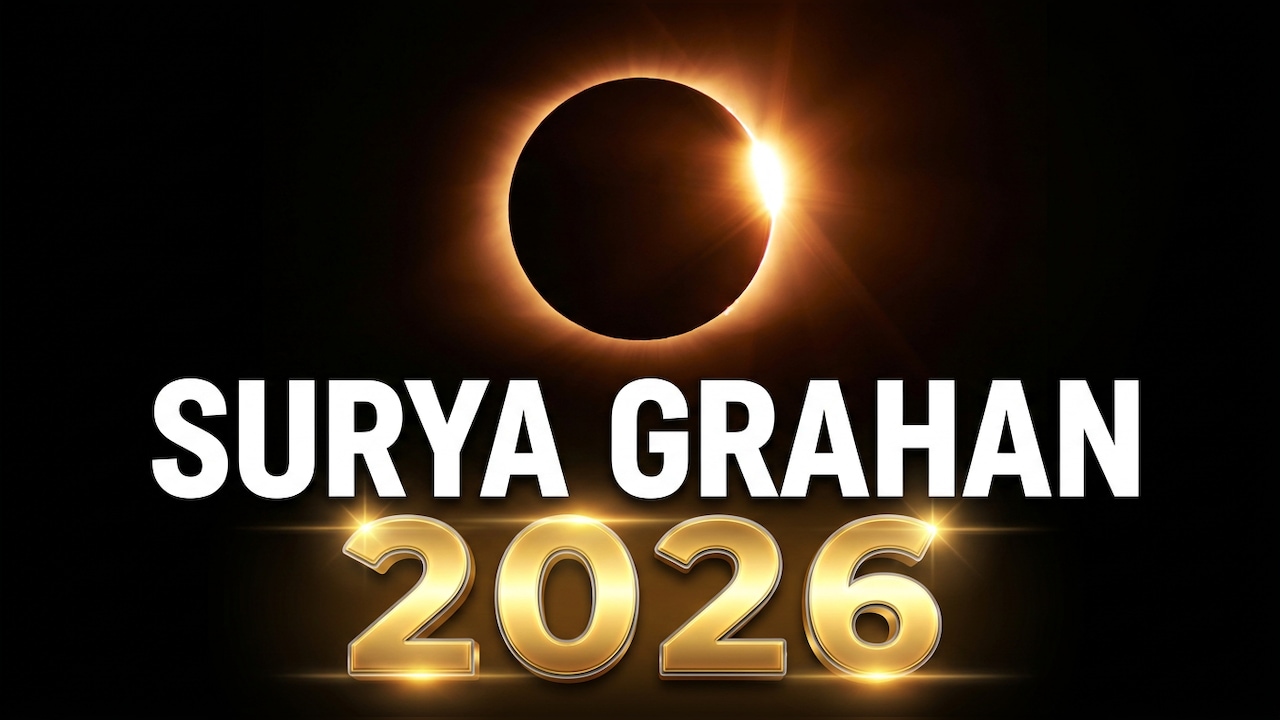 Surya Grahan 2026: Solar Eclipse Date, Timings, Visibility In India, Sutak And How To Watch Online