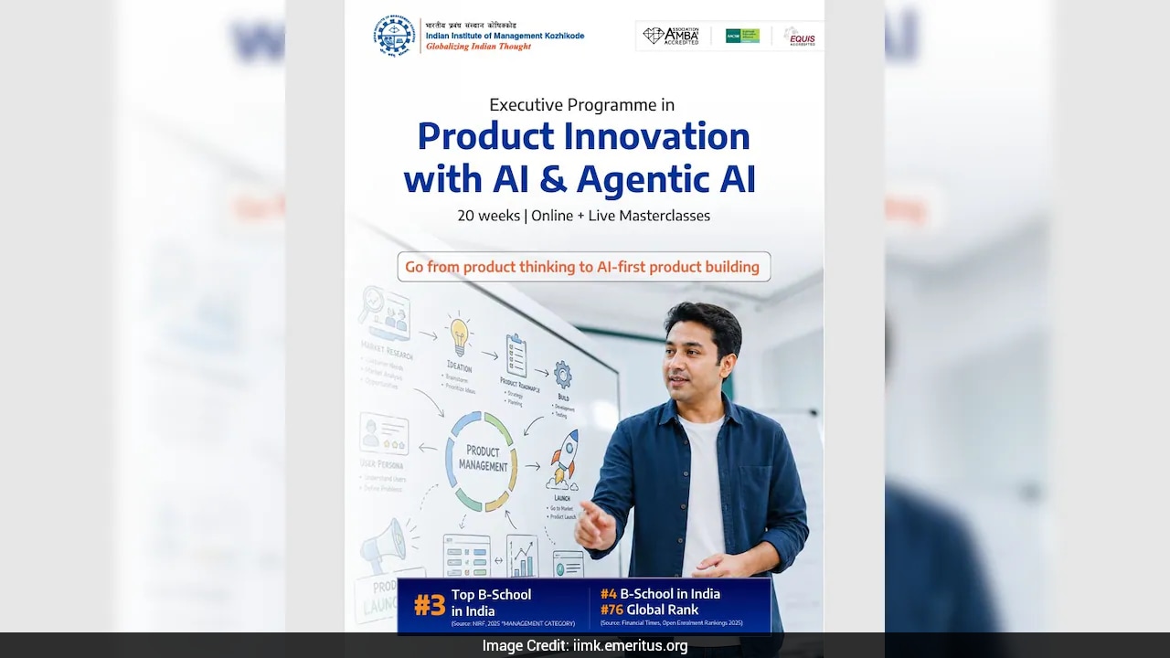 IIM Kozhikode Launches 20-Week Executive Program In AI-Driven Innovation