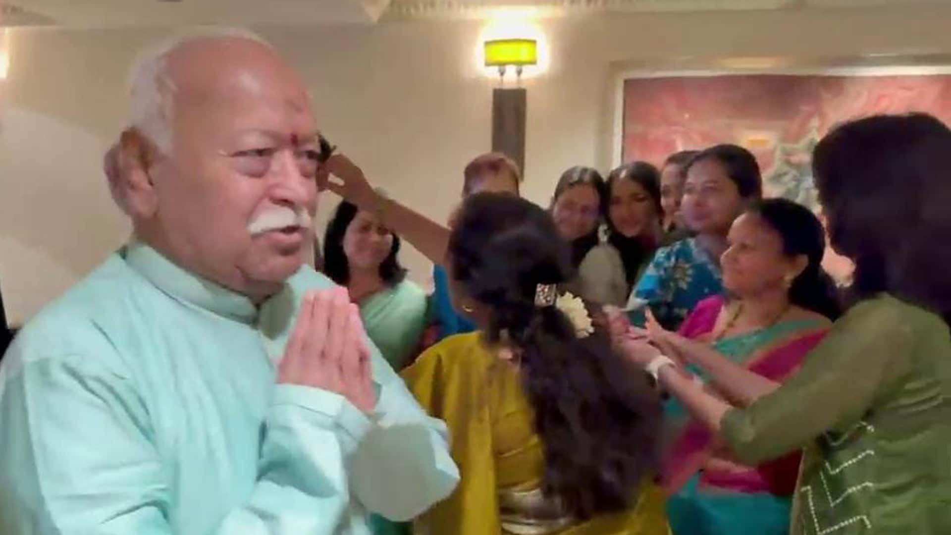 Mohan Bhagwat In New York: RSS Centenary Outreach At Madison Square Garden