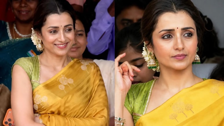 Trisha Krishnan Attends Chief Minister Vijay's First Independence Day Ceremony In An Elegant Saree