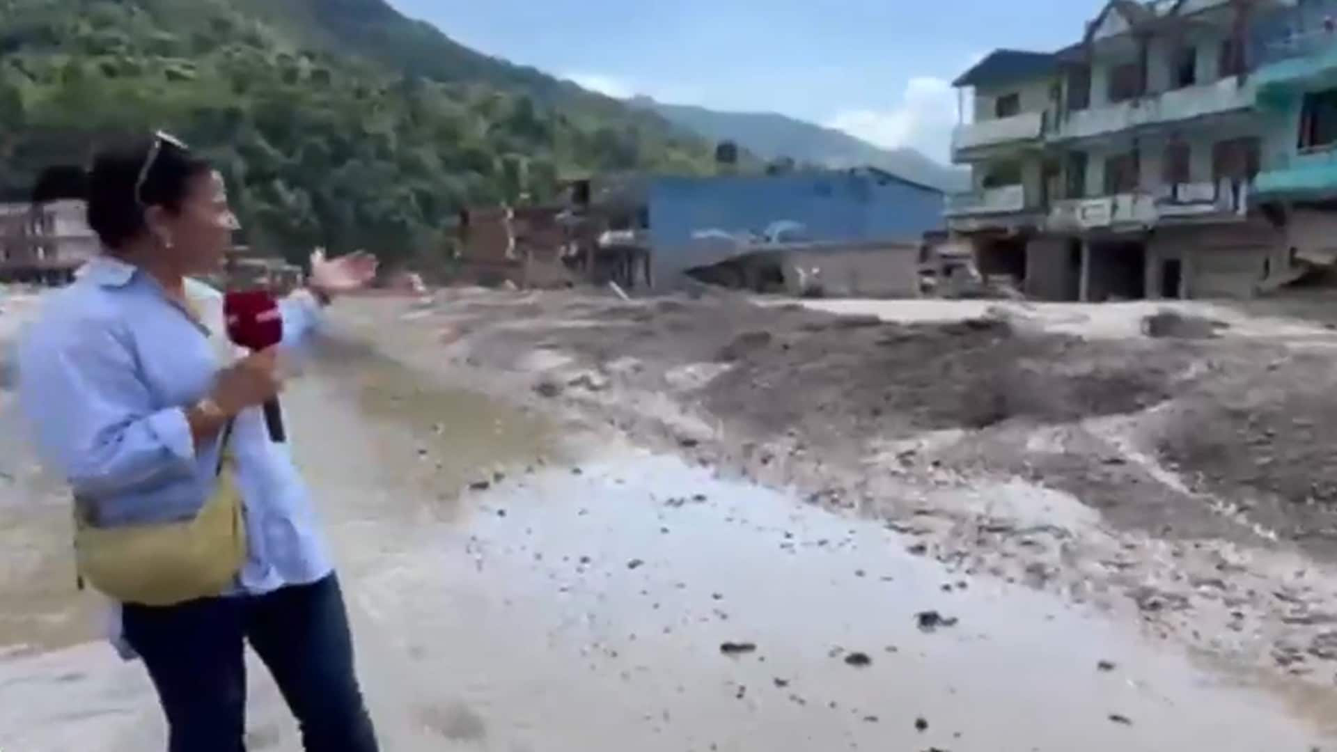 Devighat After The Flood: Temple, Market Submerged Under Mud And Debris