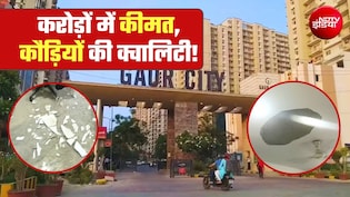 VIDEO : करोड़ों का फ्लैट और ये हाल! नोएडा के गौर सिटी में भरभराकर छत का प्लास्टर गिरा, बाल-बाल बचा परिवार