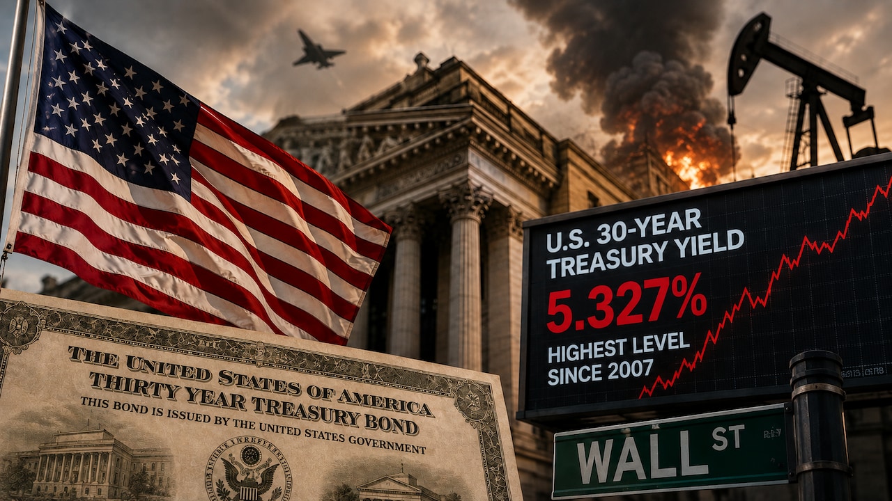 Bond Markets Jolted: US 30-Year Yields Hit 19-Year Highs On Fiscal Concerns, Oil Surge