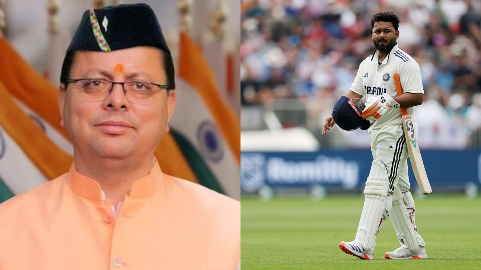 Uttarakhand Chief Minister Pushkar Singh Dhami Responds To Rishabh Pants "Gift" Request