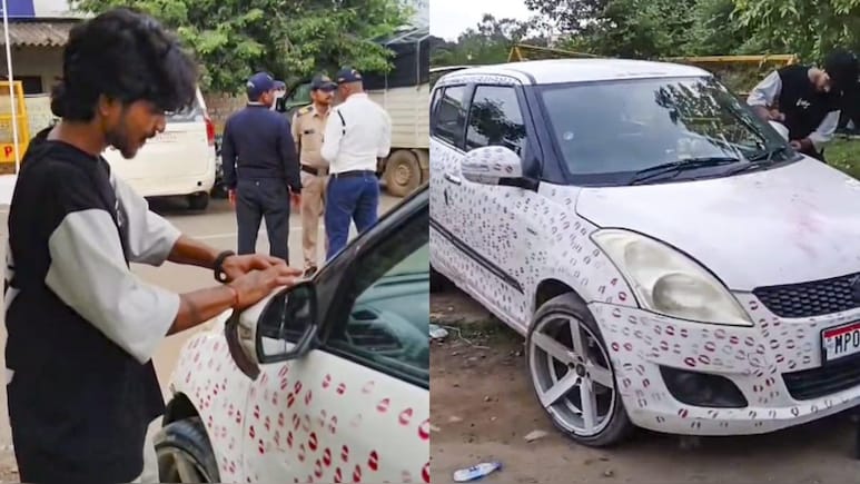 Stunt Turns Costly: Girlfriend Covers Car With 3,400 Kiss Marks. Here's What Happened Next