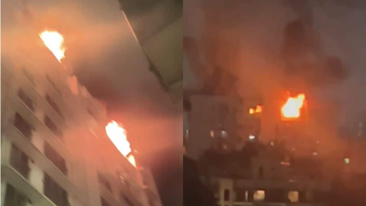 2 Dead, 6 Injured After Fire Breaks Out In Residential Building In Mumbai
