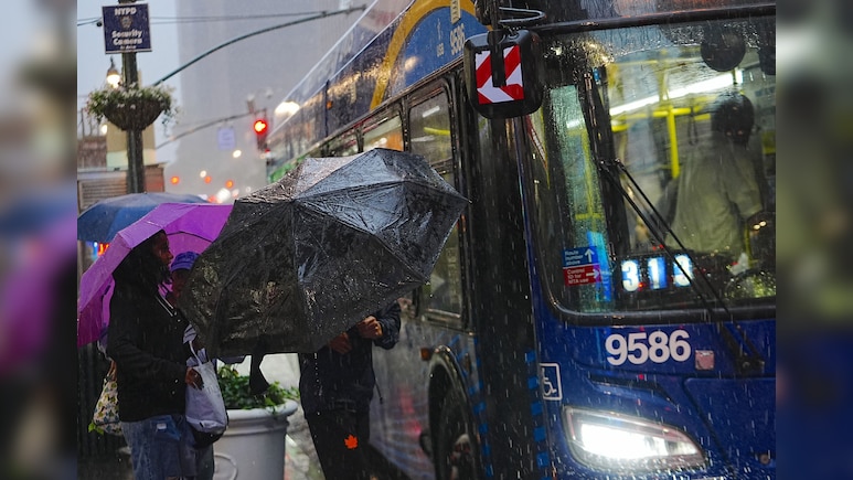 New York Rains: City Faces Severe Thunderstorms, Tornado Risk And Flooding In Low-Lying Areas
