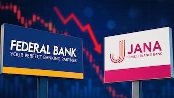 Federal Bank, Jana Small Finance Bank Shares Fall Up To 5% On Acquisition Report