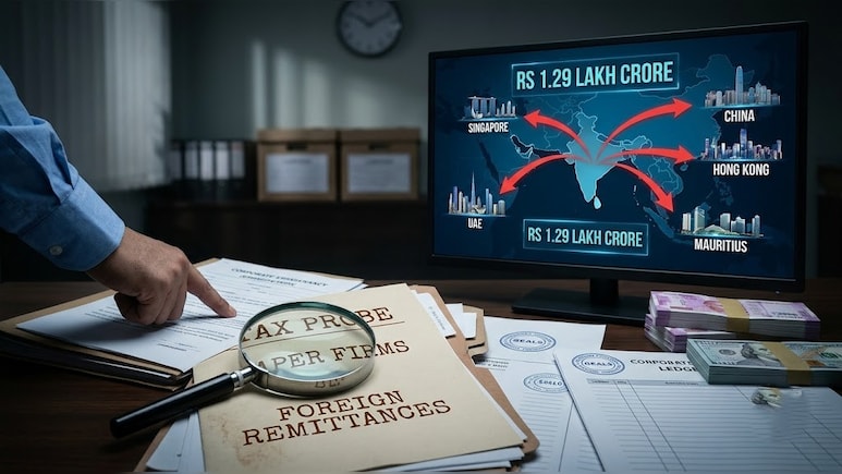 Exclusive | Tax Dept Probes 394 'Paper' Firms Over Rs 1.29 Lakh Crore Foreign Remittances