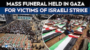 Mass Funeral Held For 112 Bodies Recovered In Gaza After Almost 3 Years