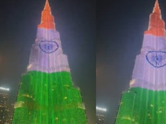 Watch: Tallest Building In The World Lit Up In Tricolour For Indian Independence Day