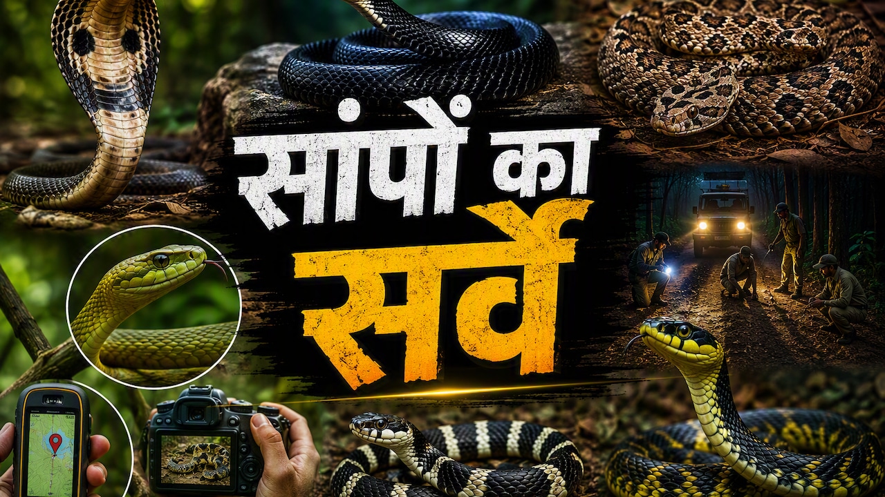कहां मिलते हैं कोबरा-करैत, किन जिलों में है सबसे बड़ा खतरा ? MP में शुरू हुआ बड़ा स्नेक सर्वे