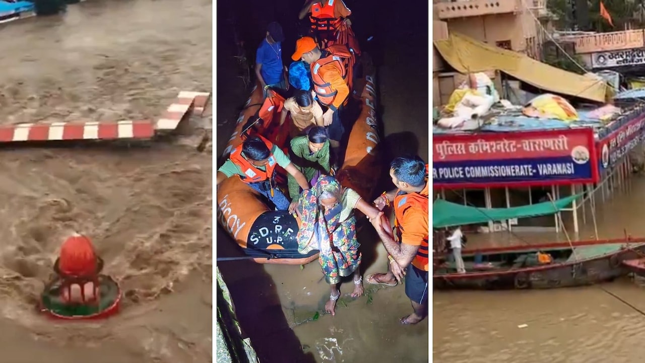 काशी में गंगा का रौद्र रूप, च‍ित्रकूट में मंदाक‍िनी नदी का टूटा 23 साल पुराना बाढ़ का रिकॉर्ड, प्रशासन अलर्ट