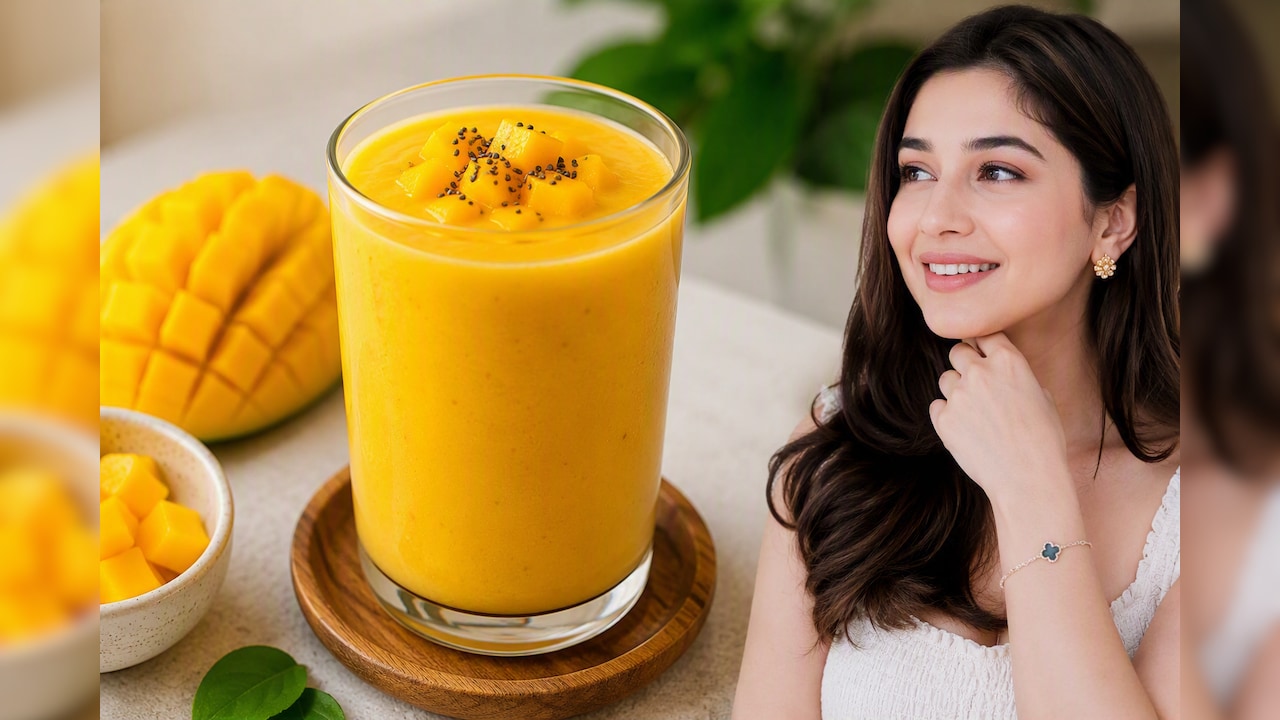 हर घूंट में मिलेगा प्रोटीन का स्वाद! Sara Tendulkar की मैंगो स्मूदी घर पर बनाएं