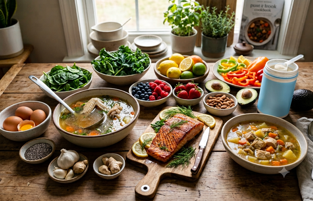 Collagen-rich food sources can boost your natural collagen count