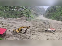 Watch: Flash Flood In Uttarakhand Washes Away Vehicles After Bridge Collapse