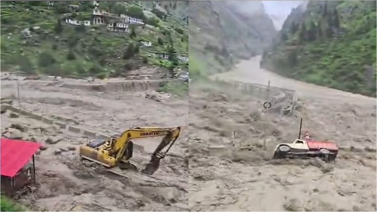 Watch: Flash Flood In Uttarakhand Washes Away Vehicles After Bridge Collapse