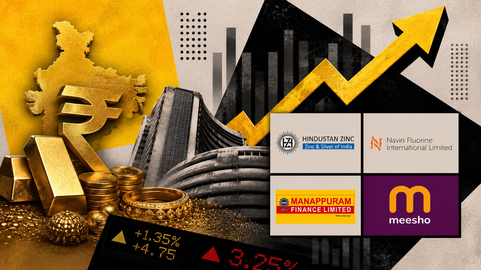 Jefferies adds Manappuram, Hindustan Zinc, Navin Fluorine, Meesho to India model portfolio; sees gold wealth effect boosting GDP by 80-100 bps