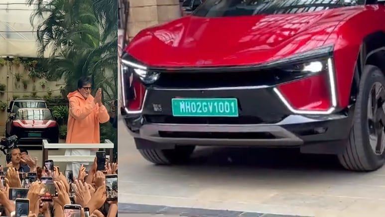 After Defender Octa, Amitabh Bachchan Seen Driving Mahindra BE 6: Video