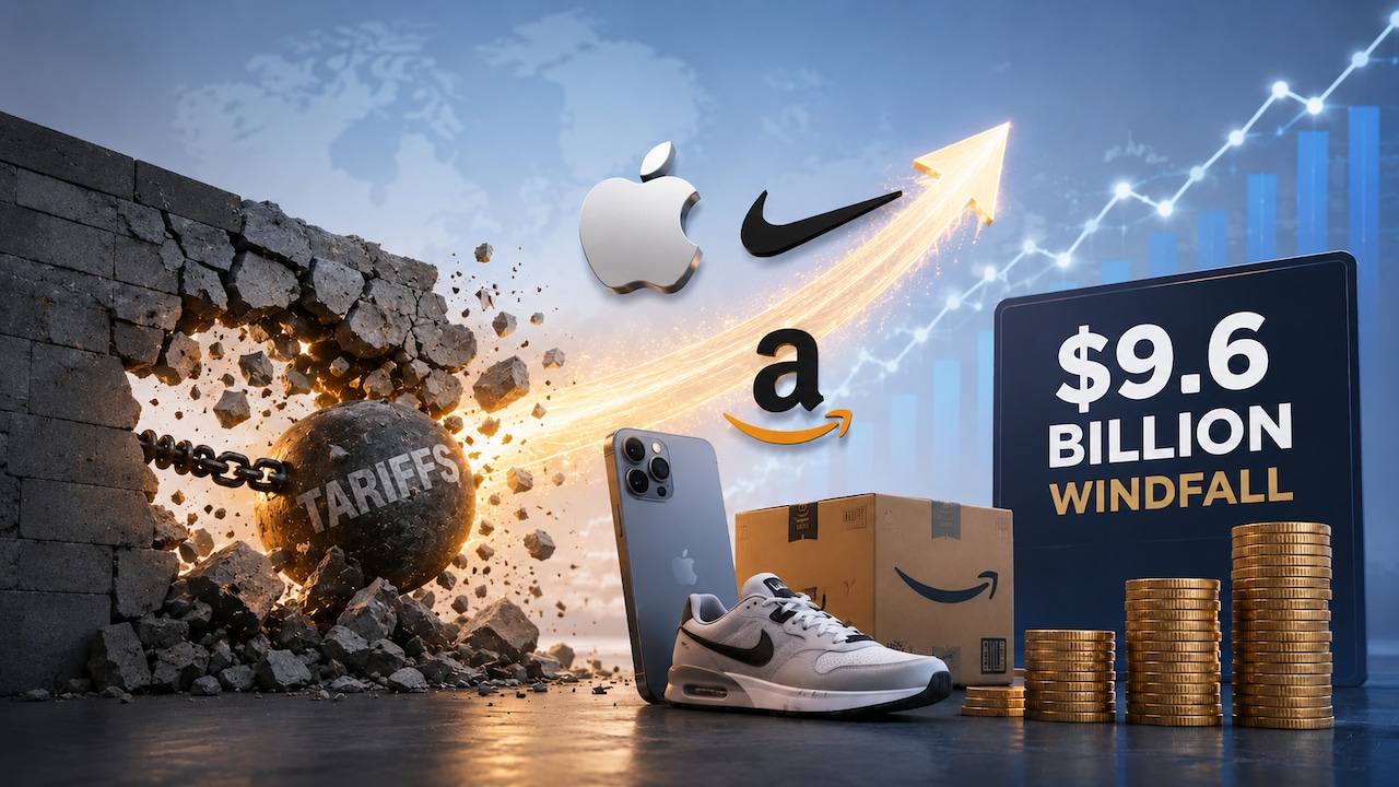 $9.6 Billion Payday: Apple, Nike, Amazon Lead Tariff Refund Windfall Post US Supreme Court Ruling