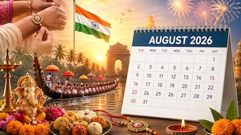 August 2026 Calendar: Complete List of Festivals, Vrat Dates, Ekadashi & Important Hindu Observances