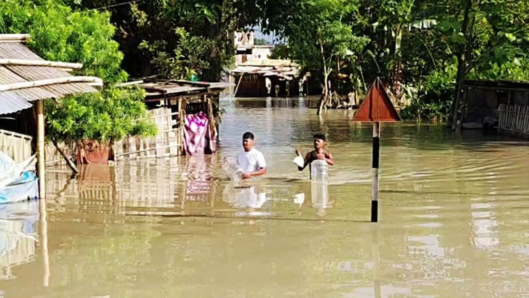 Assam Flood Death Count Rises To 100, Over 1.3 Lakh People Affected
