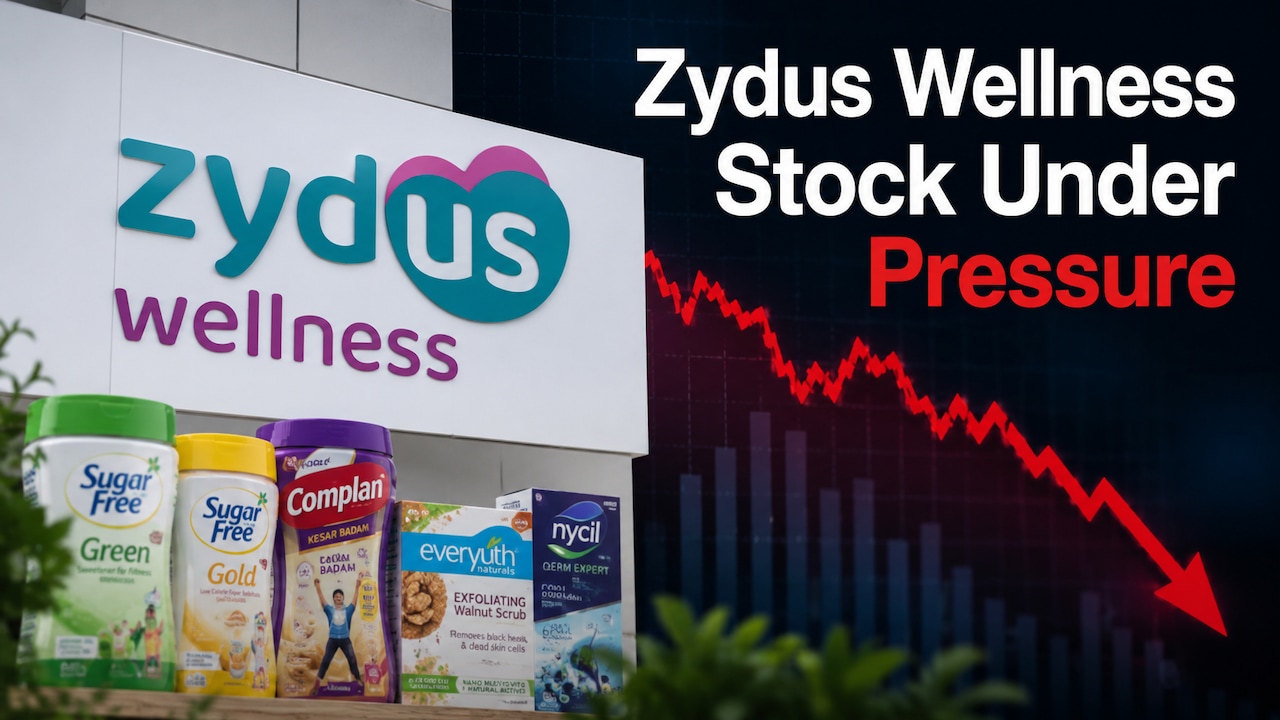 Zydus Wellness Share Price Falls Over 3% After Q1 Net Profit Declines