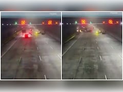 Mumbai-Pune Expressway Missing Link Tunnel Accident Caught On Camera As Fortuner Crashes Into Tempo