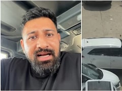 रजत दलाल ने फरीदाबाद पार्किंग में अपनी थार से रास्ते में खड़ी कार को ठोका, बोले- रोज का ड्रामा है