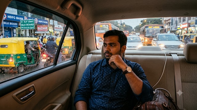 Being stuck in traffic can be tiring too