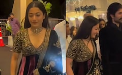 Rashmika Stuns In Rs 89,900 Anarkali At Niranjan Reddy's Son's Engagement