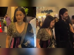 Rashmika Mandanna Attends Niranjan Reddy's Son's Engagement With Vijay Deverakonda In Rs 89,900 Anarkali