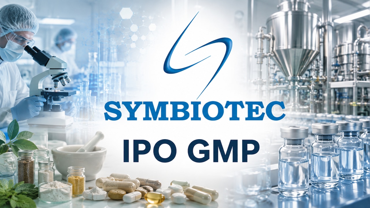 Symbiotec Pharmalab IPO Day 2: GMP Signals 34.41% Listing Gain; Check Subscription Status