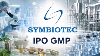 Symbiotec Pharmalab IPO Day 2: GMP Signals 34.41% Listing Gain; Check Subscription Status