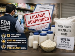 FDA Crackdown Intensifies: 13 Food Licenses Suspended, 1,800 Kg Whey Powder & Adulterated Milk Seized