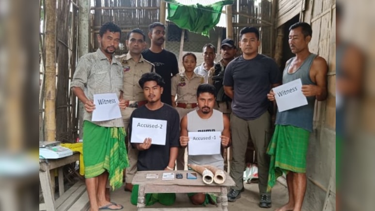 Assam Police Seizes Elephant Tusks Worth Rs 6 Lakh, 2 Arrested