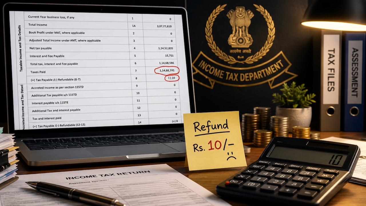Rs 10 Refund On Rs 1,14,68,591 Income Tax Payment? CA's Post Sparks Funny Reactions