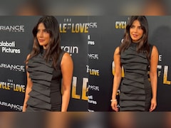 Priyanka Chopra Makes Us Stop And Stare In A Stunning Black Sculpted Gown At <i>The Cycle Of Love</i> Premiere