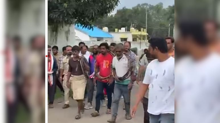 On Camera, 3 Men Beaten, Paraded Over Cable Theft Suspicion In Madhya Pradesh