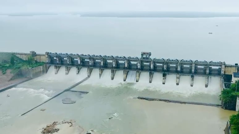 धमतरी के 4 बांधों में 90% से ज्यादा पानी, ऑटोमैटिक खुला एशिया का इकलौता साइफन डैम, प्रशासन अलर्ट