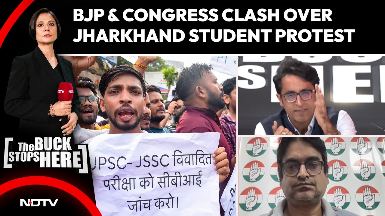 'Stop the Blame Game': BJP & Congress Clash Over Jharkhand Student Protest