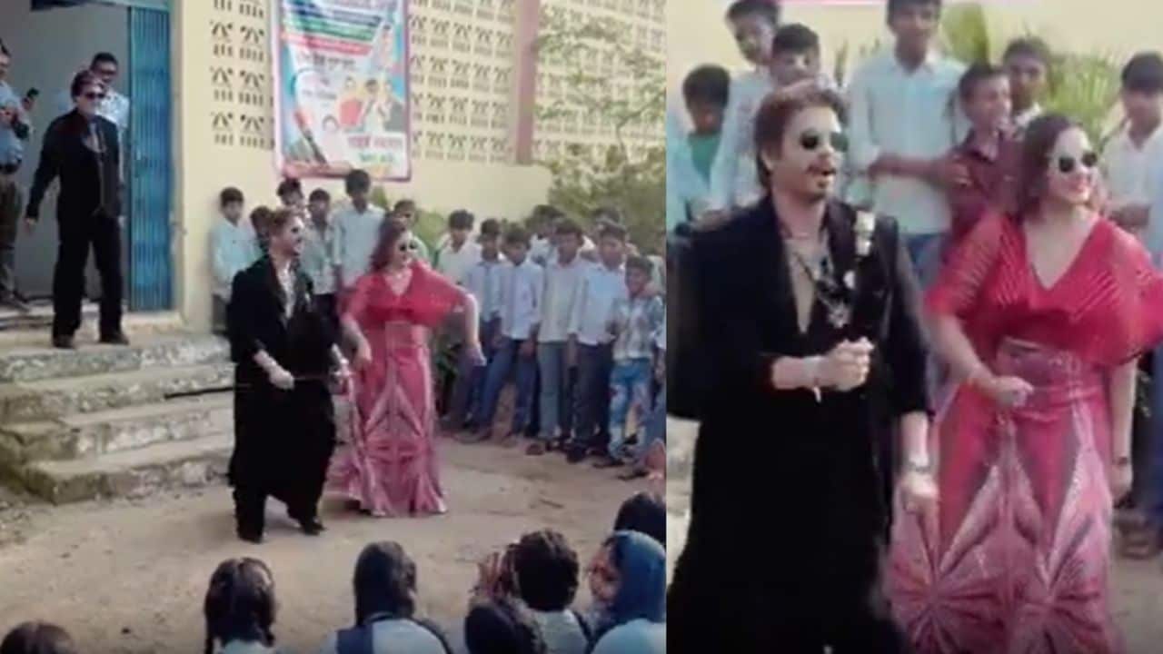 स्कूल में स्वतंत्रता दिवस पर पहुंचे 'शाहरुख खान'!, 'झूमे जो पठान' पर किया ऐसा डांस..देख बच्चों ने पकड़ लिया माथा