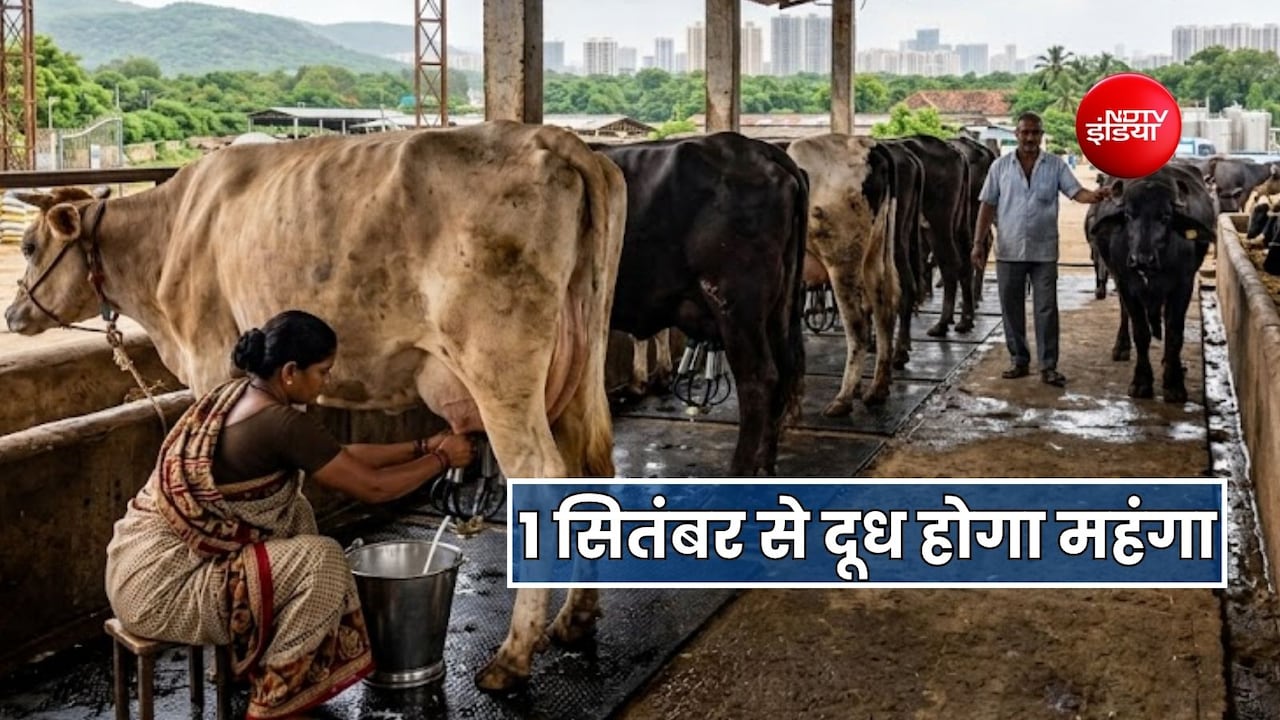1 सितंबर से मुंबई में तबेले का दूध 8 रुपये होगा महंगा, आम आदमी को देना होगा 10 रुपये ज्यादा