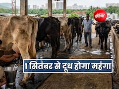 1 सितंबर से मुंबई में तबेले का दूध 8 रुपये होगा महंगा, आम आदमी को देना होगा 10 रुपये ज्यादा
